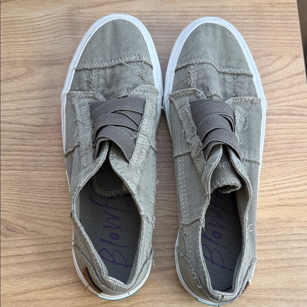 Blowfish Olive Canvas Sneakers